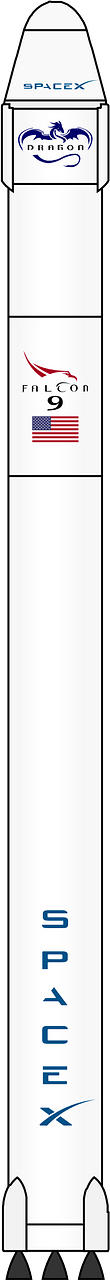 SpaceX-Falcon 9 v1.0 with Dragon spacecraft