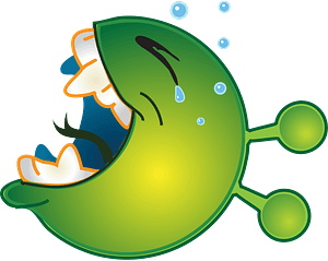Smiley green alien lol
