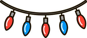 Christmas string lights