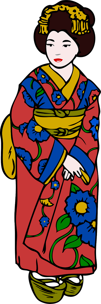 Woman in kimono