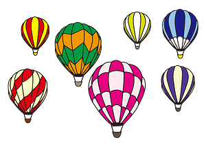 Hot air balloons