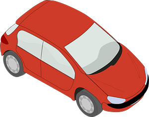 Peugeot 206 red