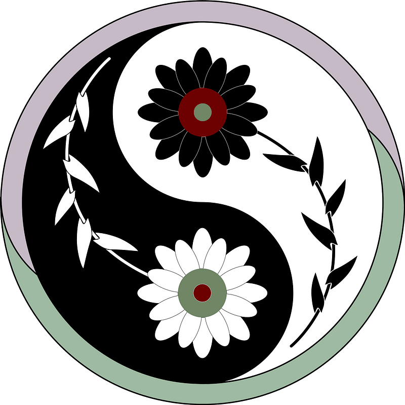 Yin-Yang flower