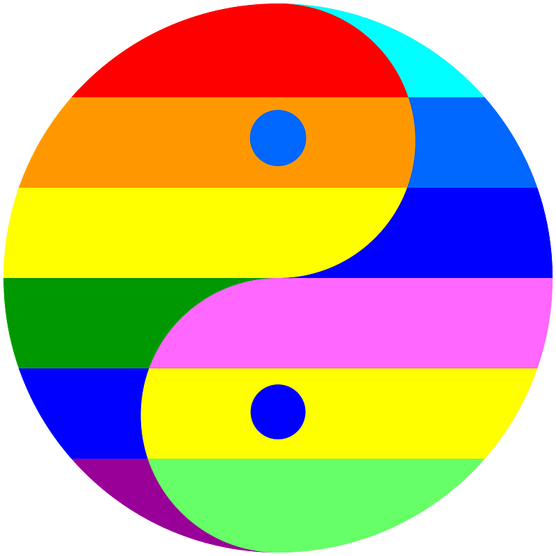 Rainbow Yin-Yang