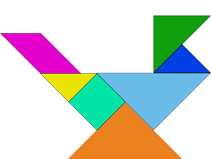Tangram bird