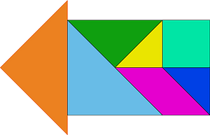 Tangram arrow