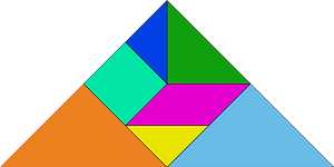Tangram triangle
