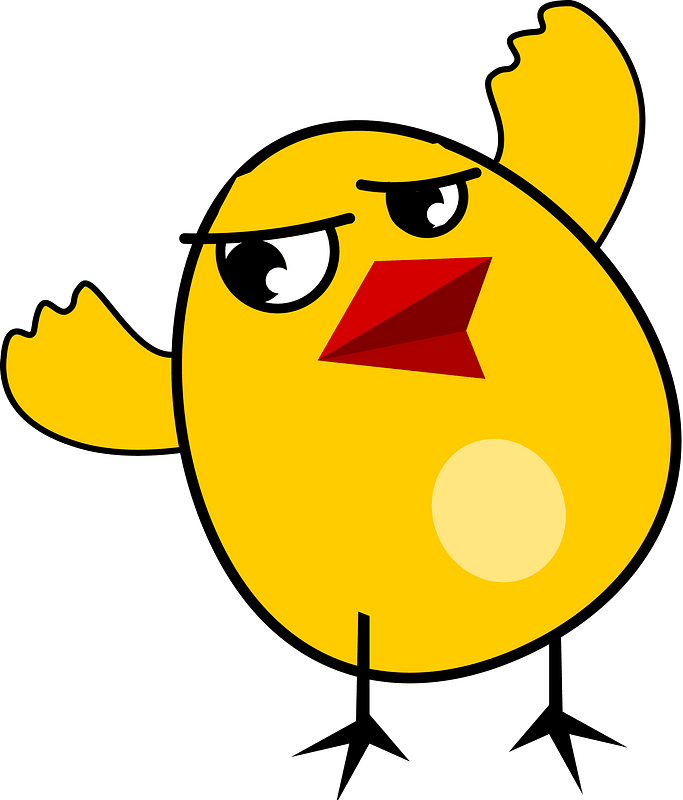 Chick - Wings Raised