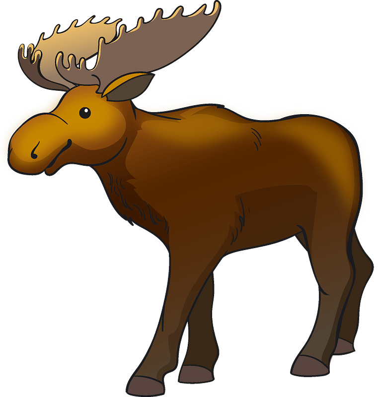 Moose - Free vector clipart images on creazilla.com