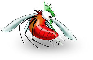 Cartoon mosquito