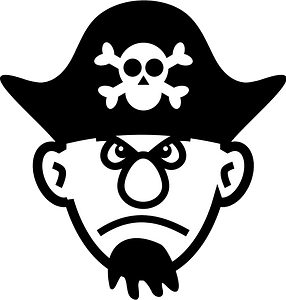 Angry young pirate