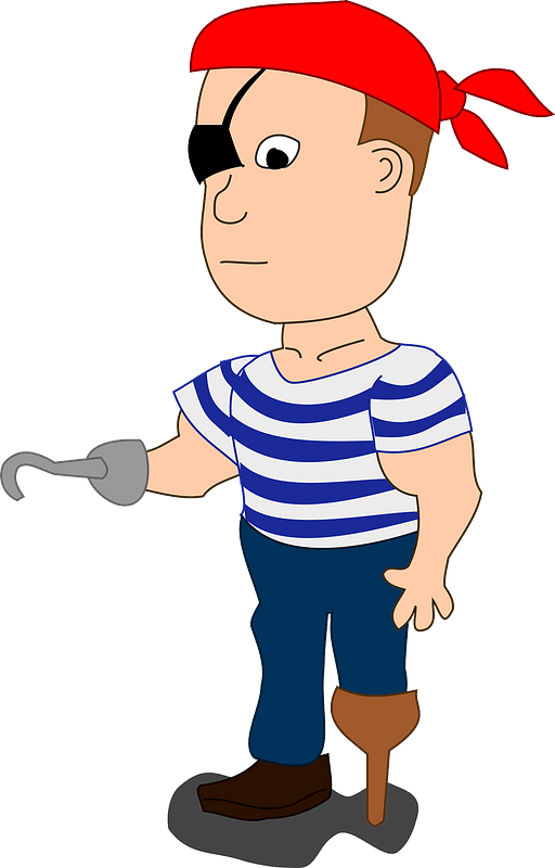 Comic characters: pirate