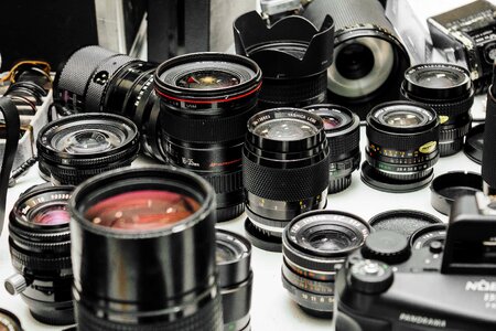 Many lens object photo