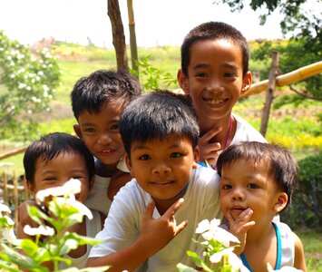 Filipino outdoor fun photo