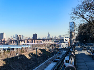 Brooklyn Bridge and Skyline photo