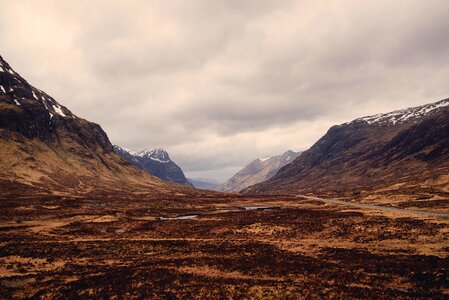 Lochearnhead landscape in Scotland photo