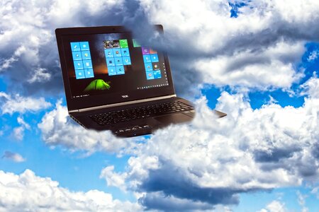 Blue Sky clouds communication