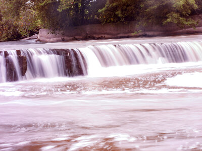 Small Waterfall on the river photo