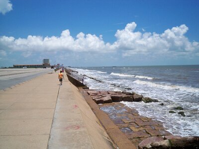 Rocky beach galveston island