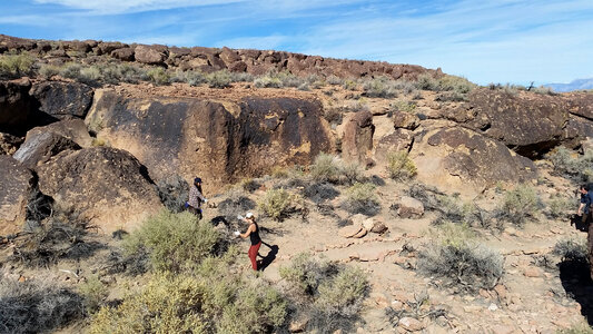 Volcanic Tablelands Landscape desert landscape in California photo