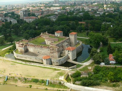 Fortress castle the danube photo