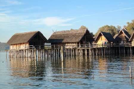 Wooden dwellings pile dwelling museum unteruhldingen pile dwelling museum