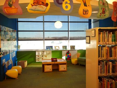 Read book library photo