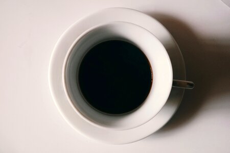 1 Black coffee cups photo