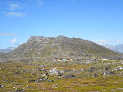 Colorfull houses at bottom of Quassik