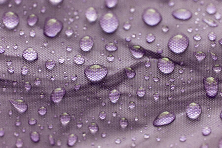 Water Droplets on Fabric photo