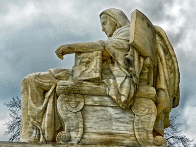 Clouds monument statue photo