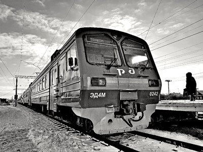 Russian Railways Passenger train photo