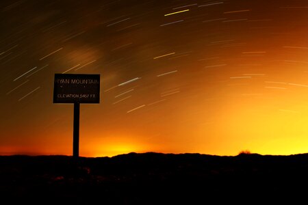 Clouds stars sunset photo