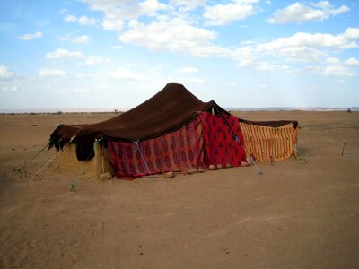 Landscape house tent photo