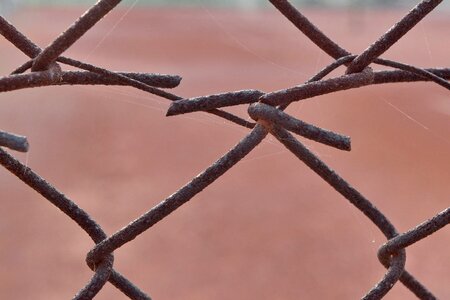 Barbed Wire close-up fence photo