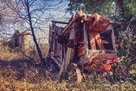 Abandoned old ruin