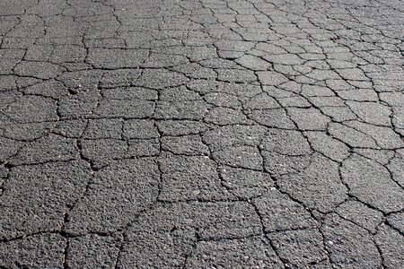 Asphalt concrete pattern photo