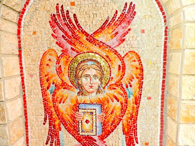 Angel christianity fire