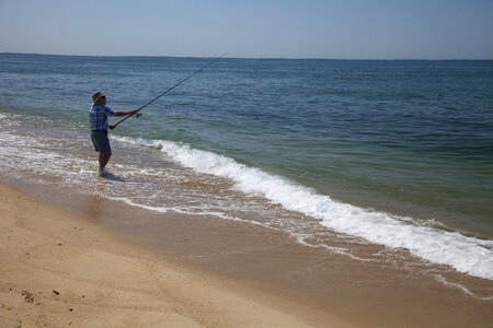 Public use surf fishing photo