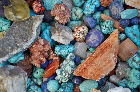 Pebbles amethyst mineral photo