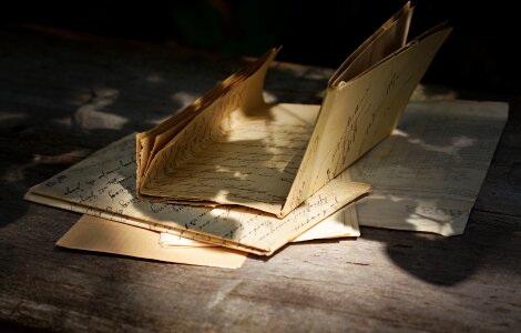 Old antique stationery