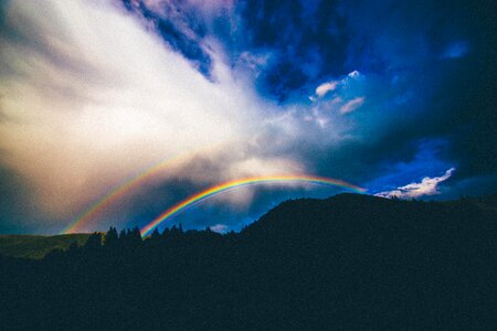 Rainbow beauty scene