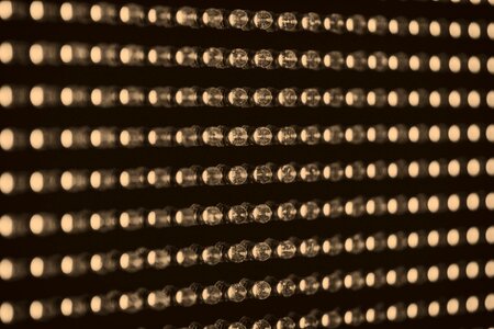 Spotlight light-emitting diode macro photo