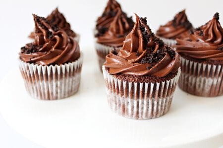 Chocolate Cupcakes with Ganache photo