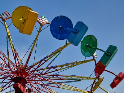 Amusement circus wheel photo