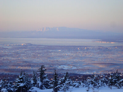 Anchorage from Glen Alps in Alaska photo