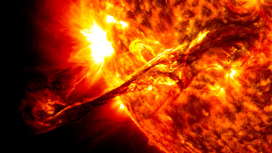 Solar Prominence Eruption photo