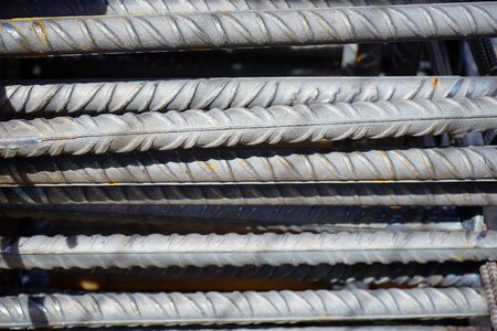Building material site steel photo