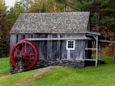 Rustic weathered new england photo