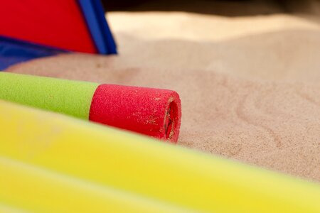 Beach sand sand pit photo